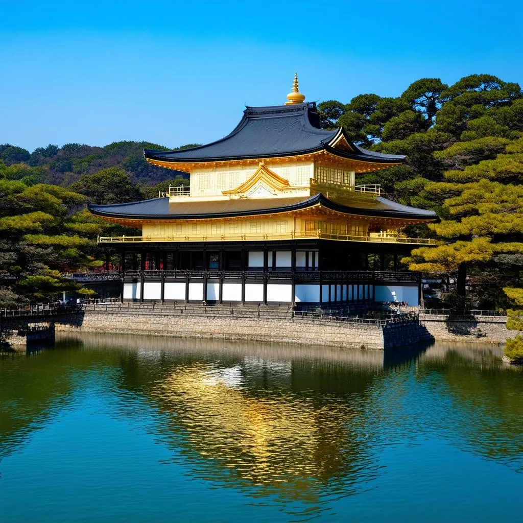 Golden Temple in Kyoto