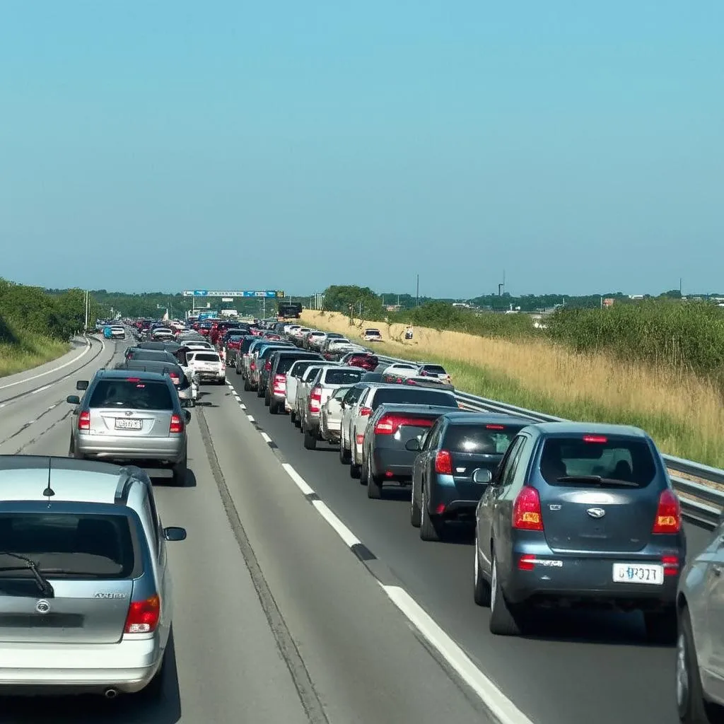 Labor Day Traffic Jam