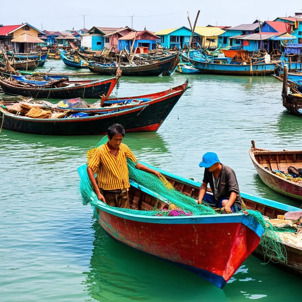 Lagi traditional fishing village