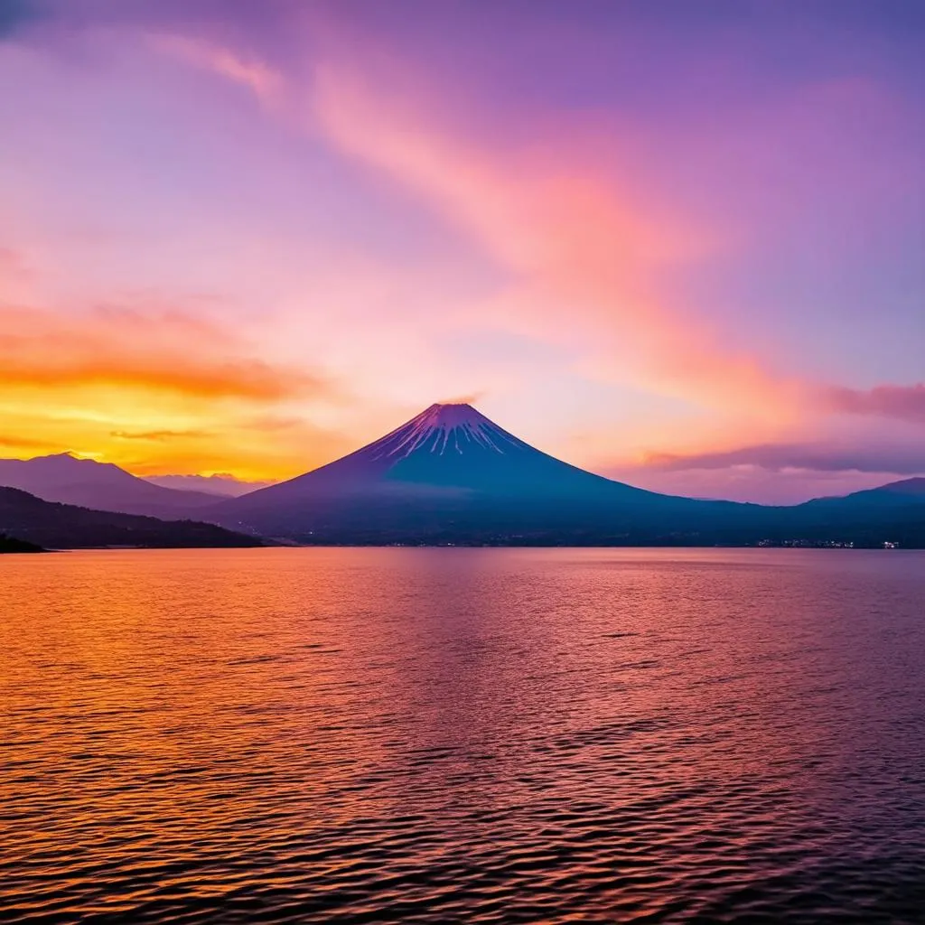 Lake Atitlán at Sunrise