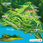 Lam Dong Travel Map