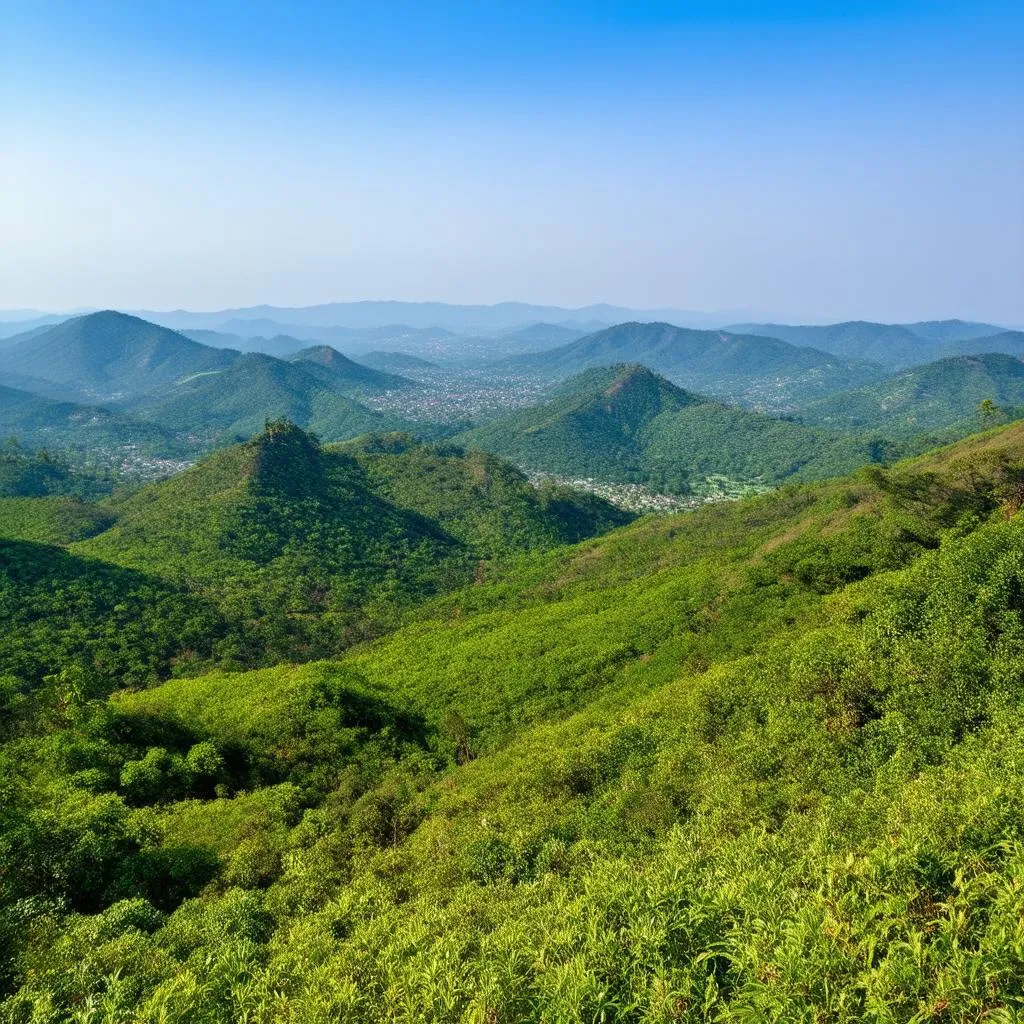 Lang Biang Mountain View