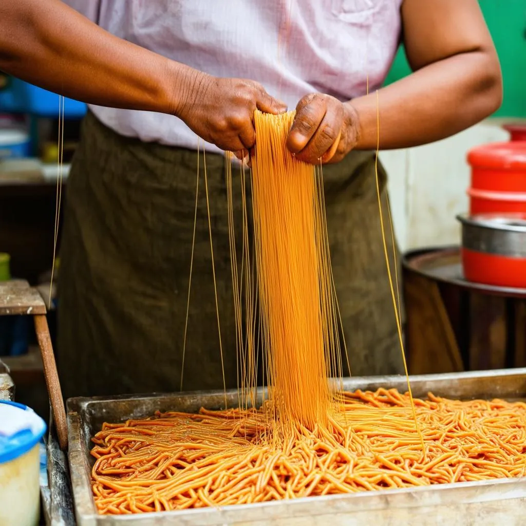 Coconut candy making