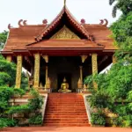 Buddhist temple in Laos