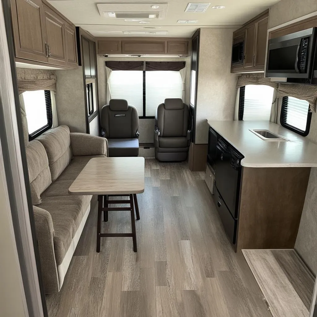 Luxury Travel Trailer Interior