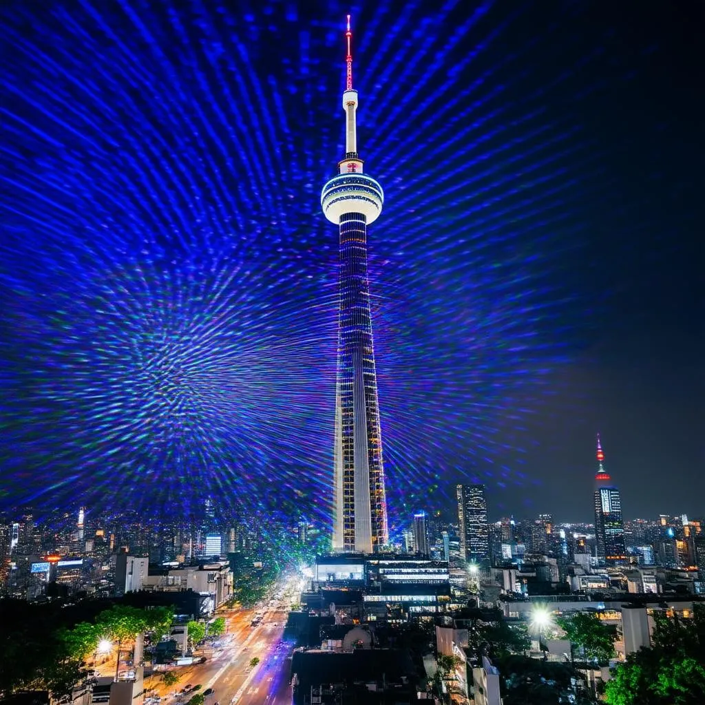 Laser Show in Tokyo