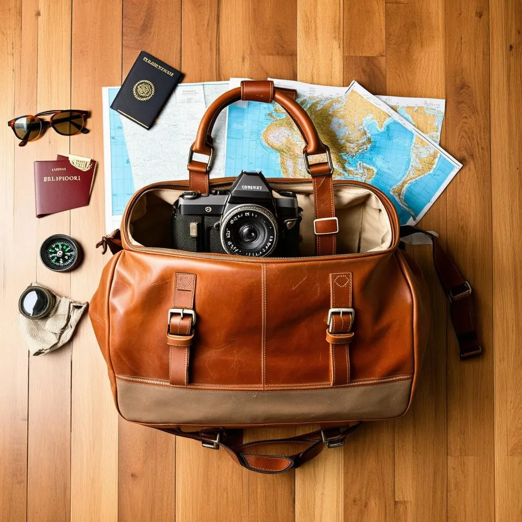 Packing a Leather Duffel Bag