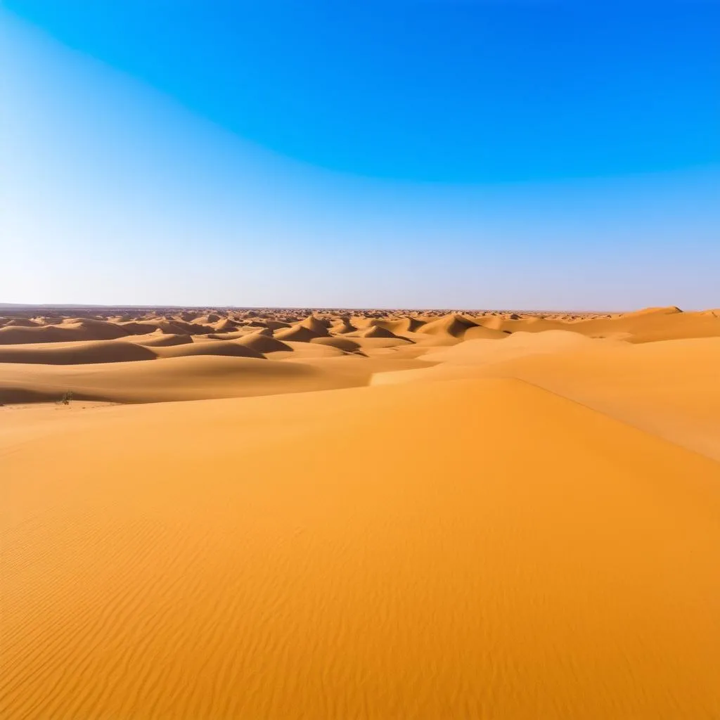 Vast Libyan Desert landscape