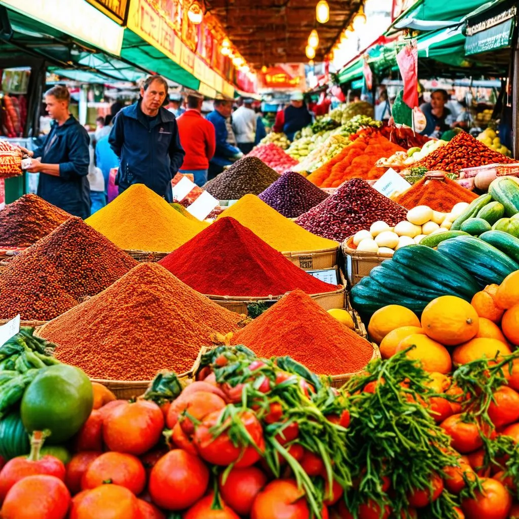 Fresh Produce at a Local Market