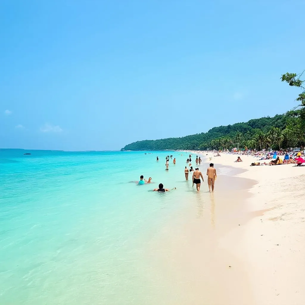 Long Hai beach scenery