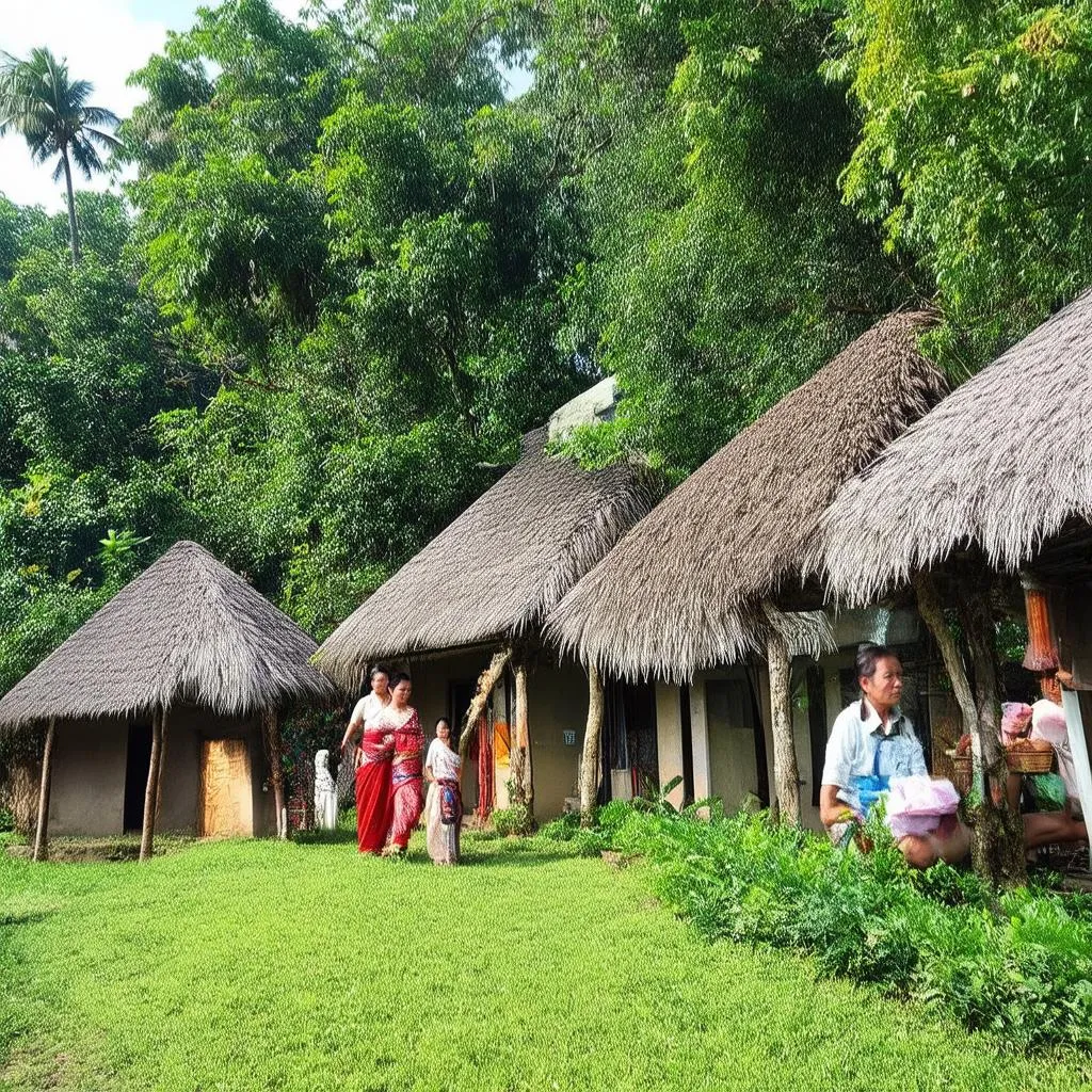 Traditional Village in Long Viet