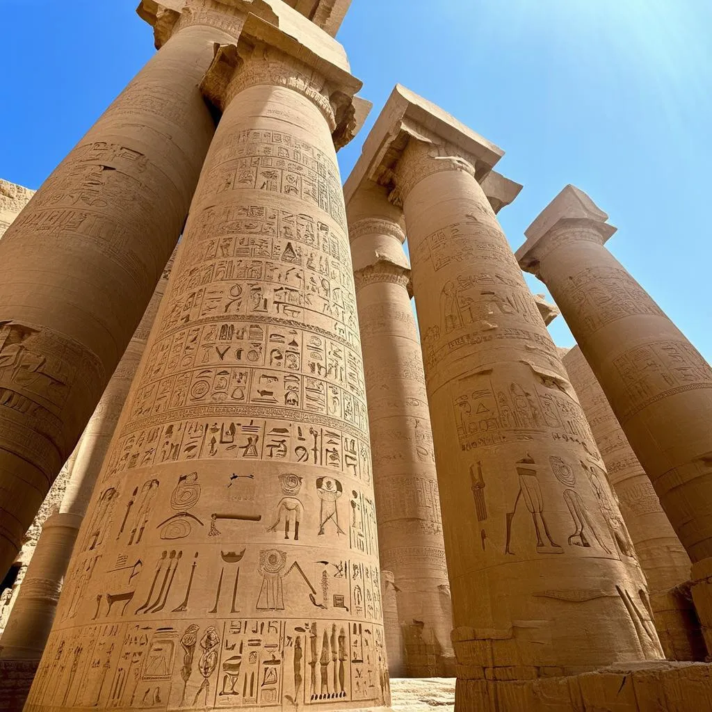 Luxor Temple Columns 