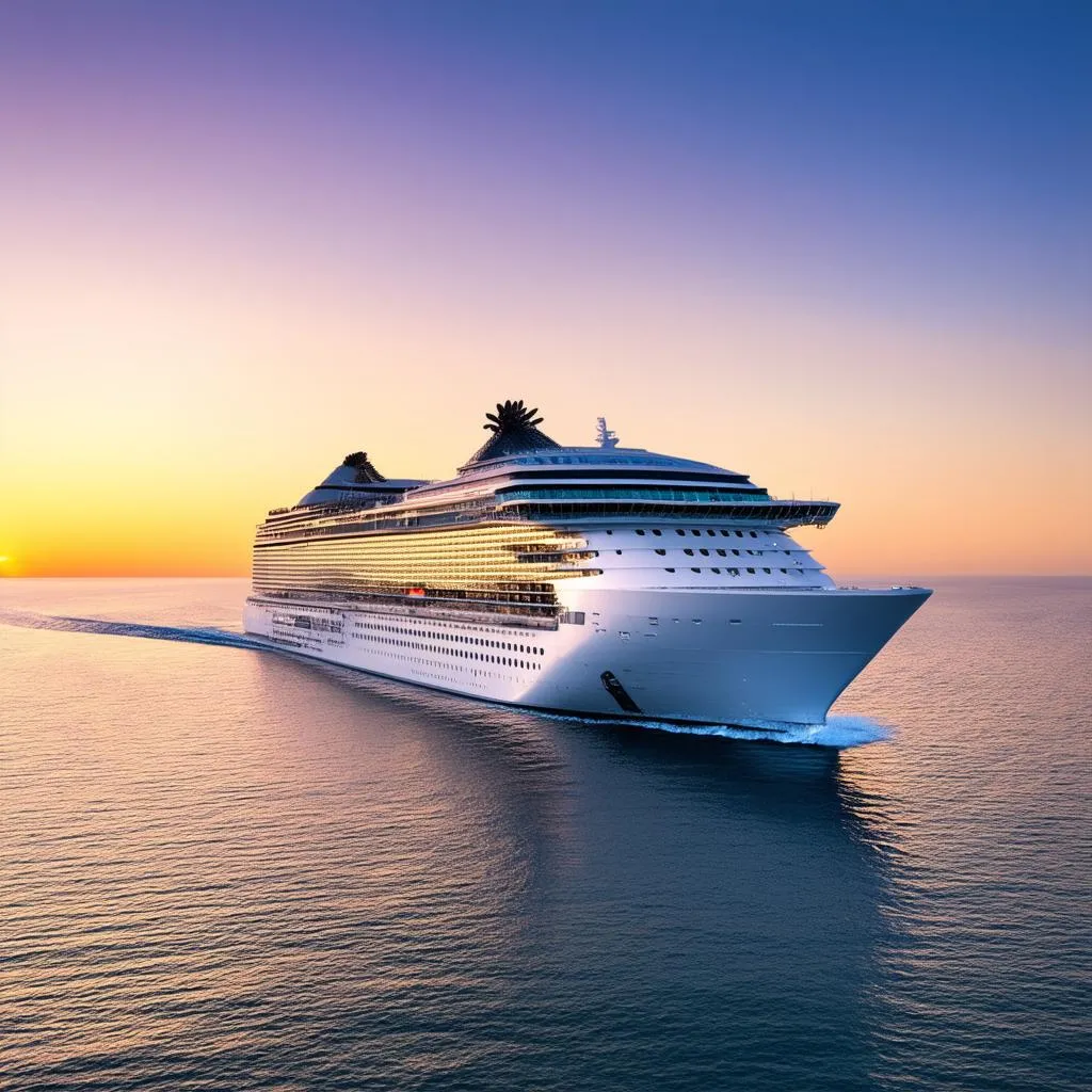 Luxury cruise ship