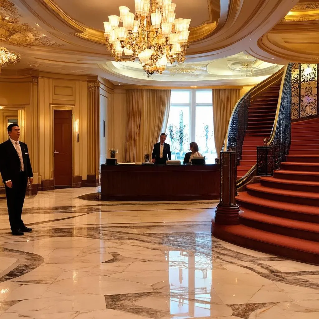 Luxurious Hotel Lobby