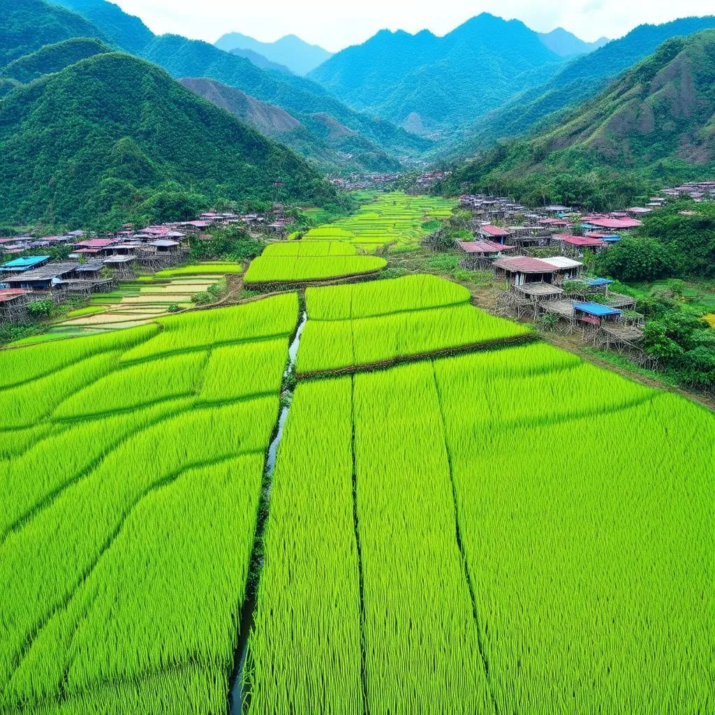 Mai Chau rice fields