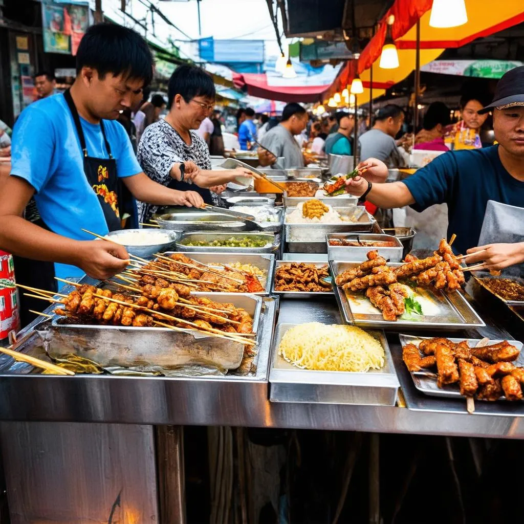 Delicious Malaysian street food