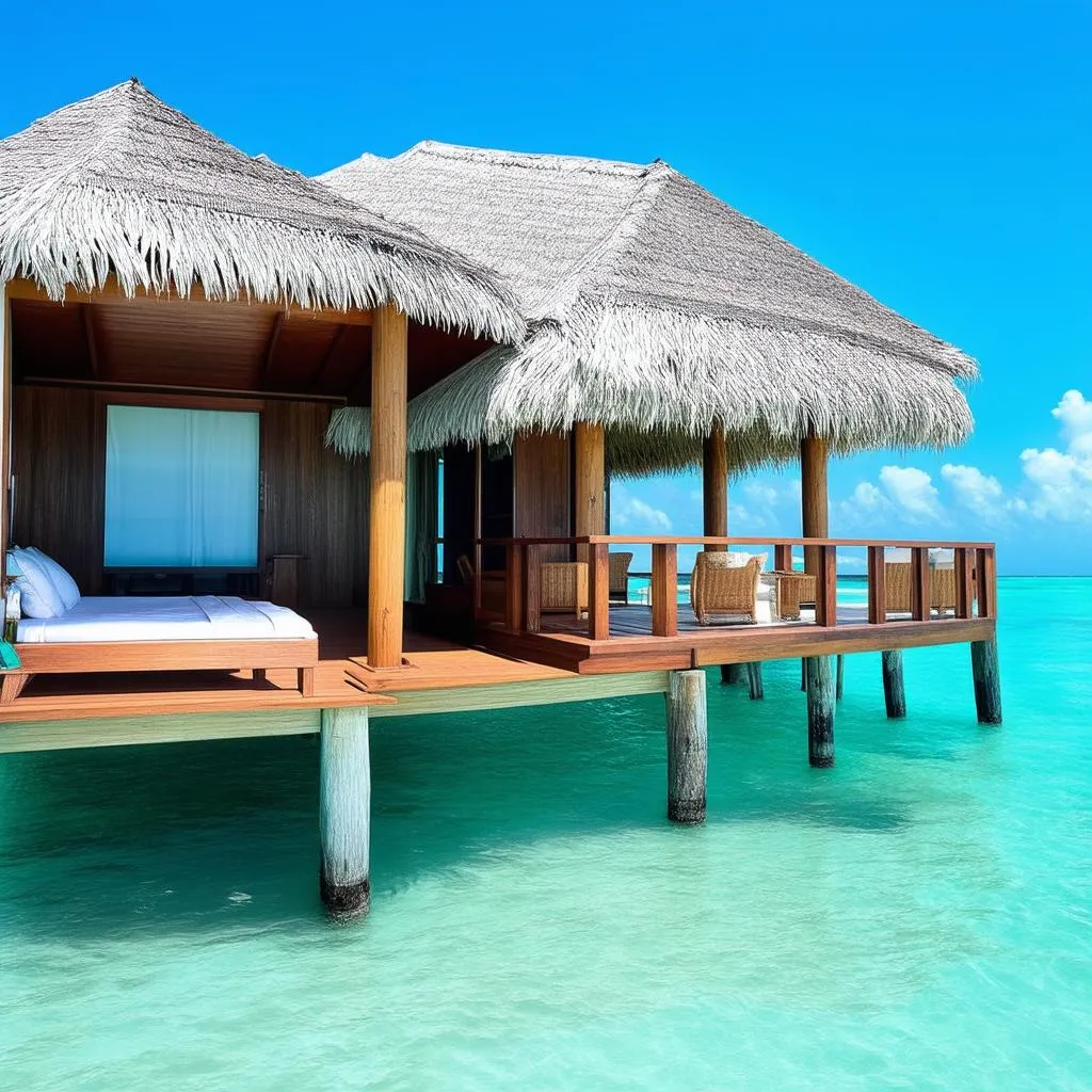 Luxurious Overwater Bungalow in the Maldives