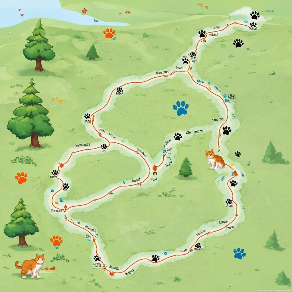 Cat Journey Map