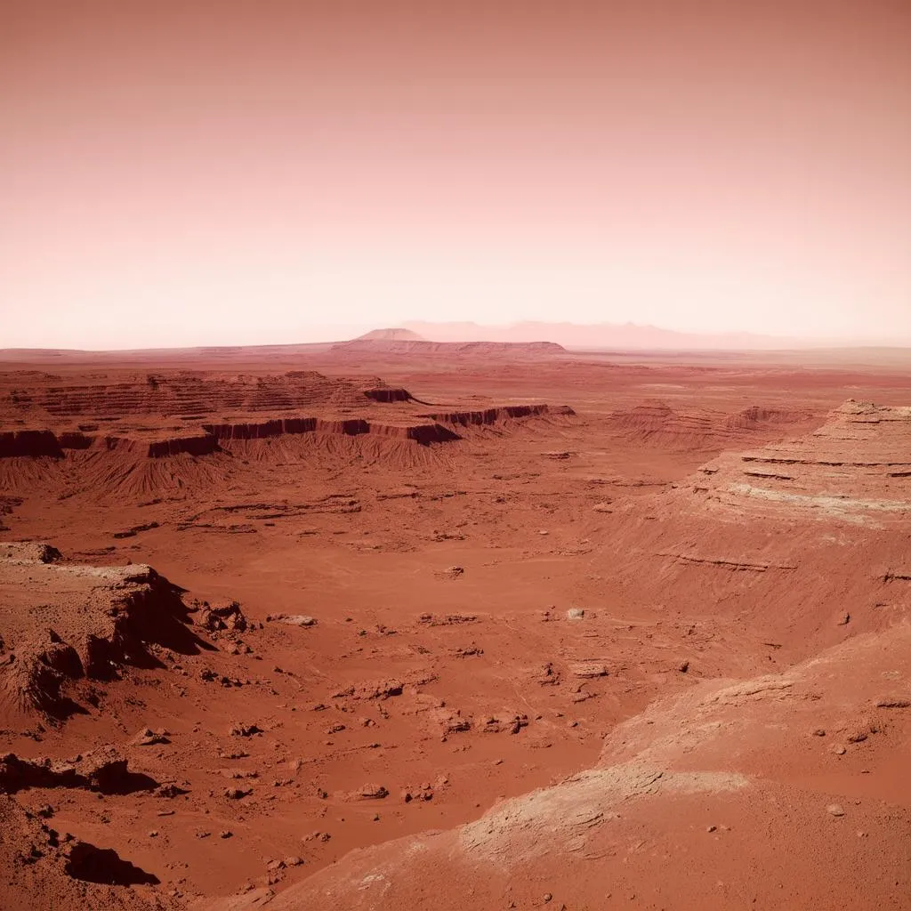 Vast Martian Landscape