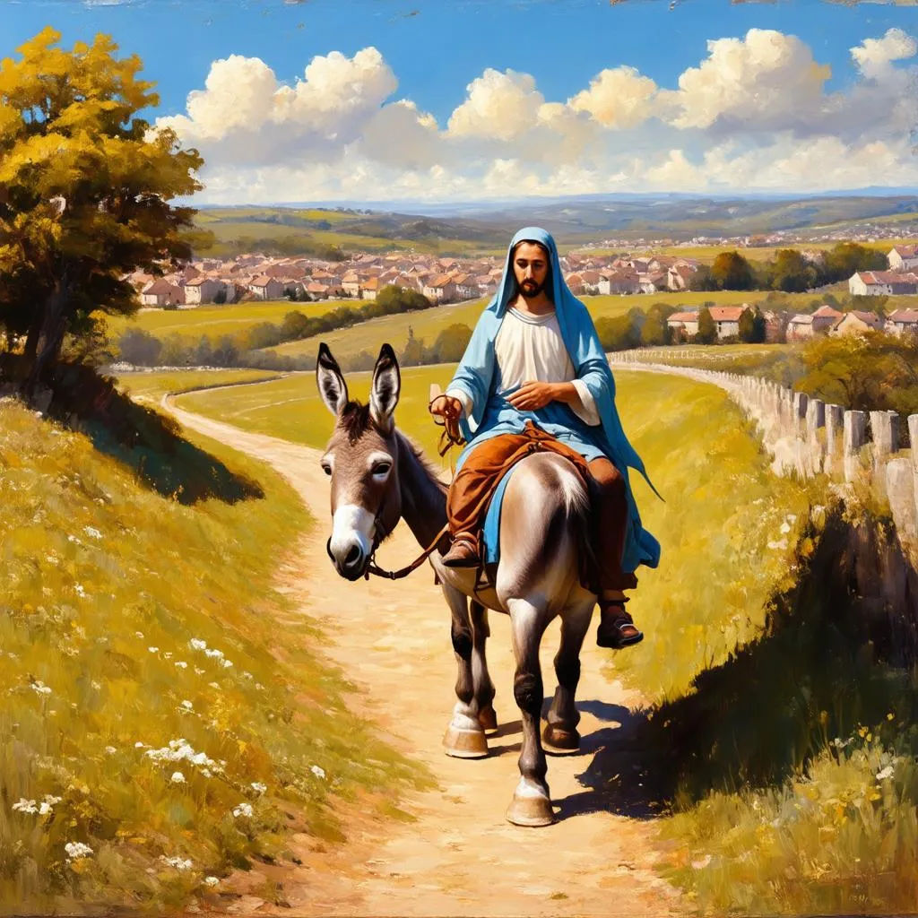 Mary and Joseph Traveling