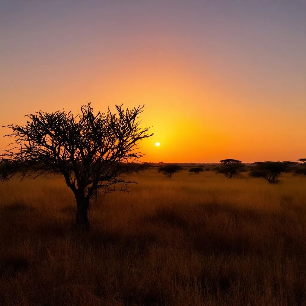 maasai mara sunset