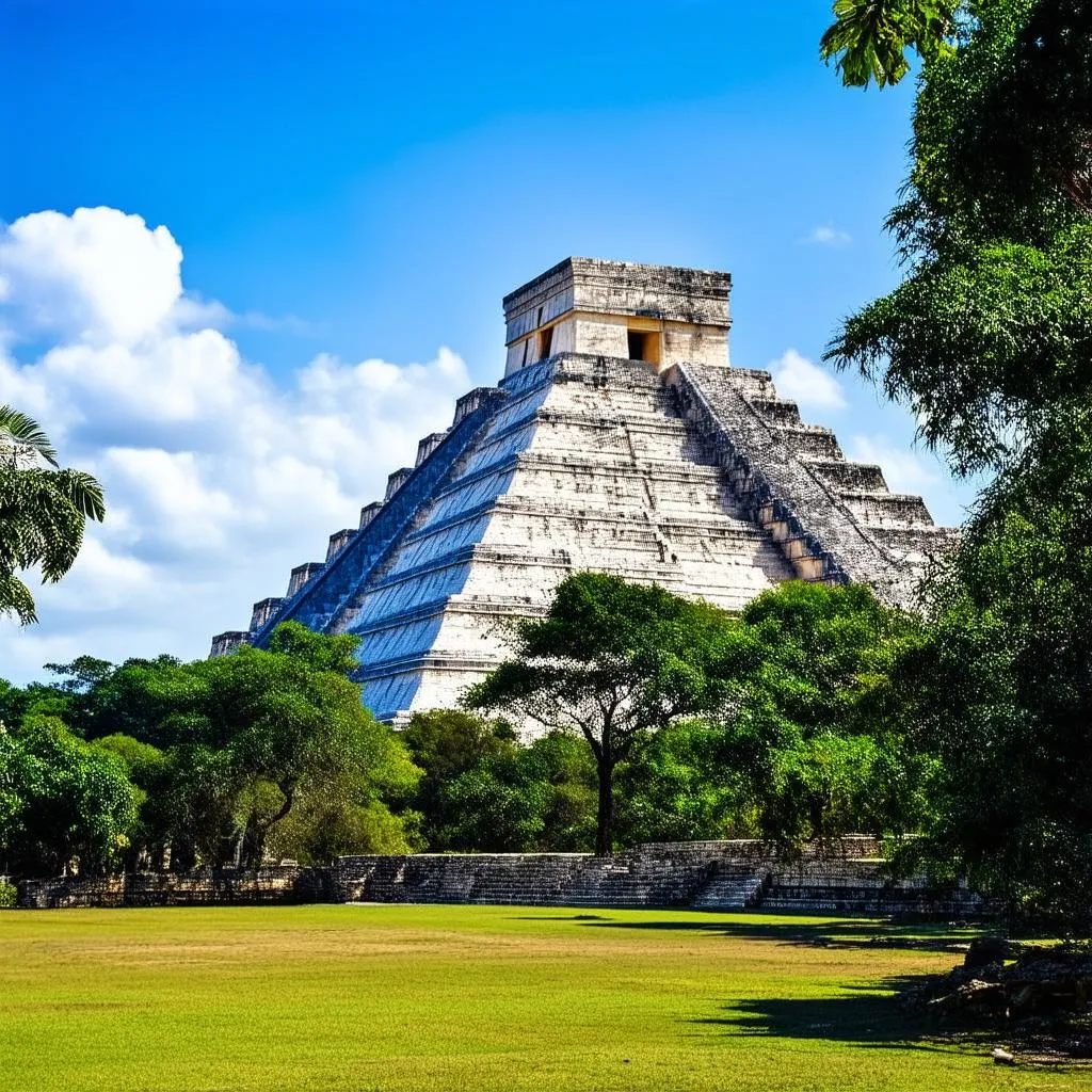 Mayan ruins at Chichen Itza