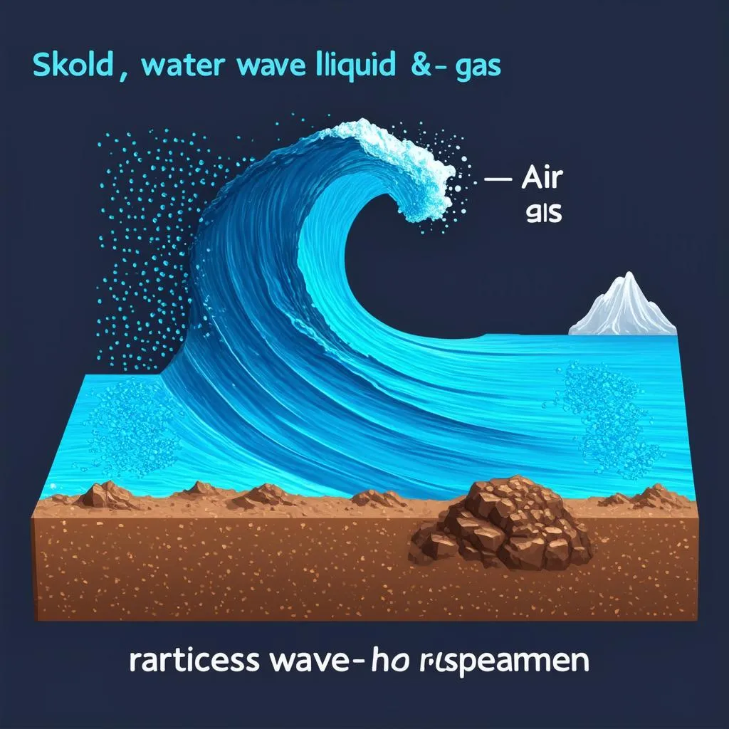 wave traveling through different mediums