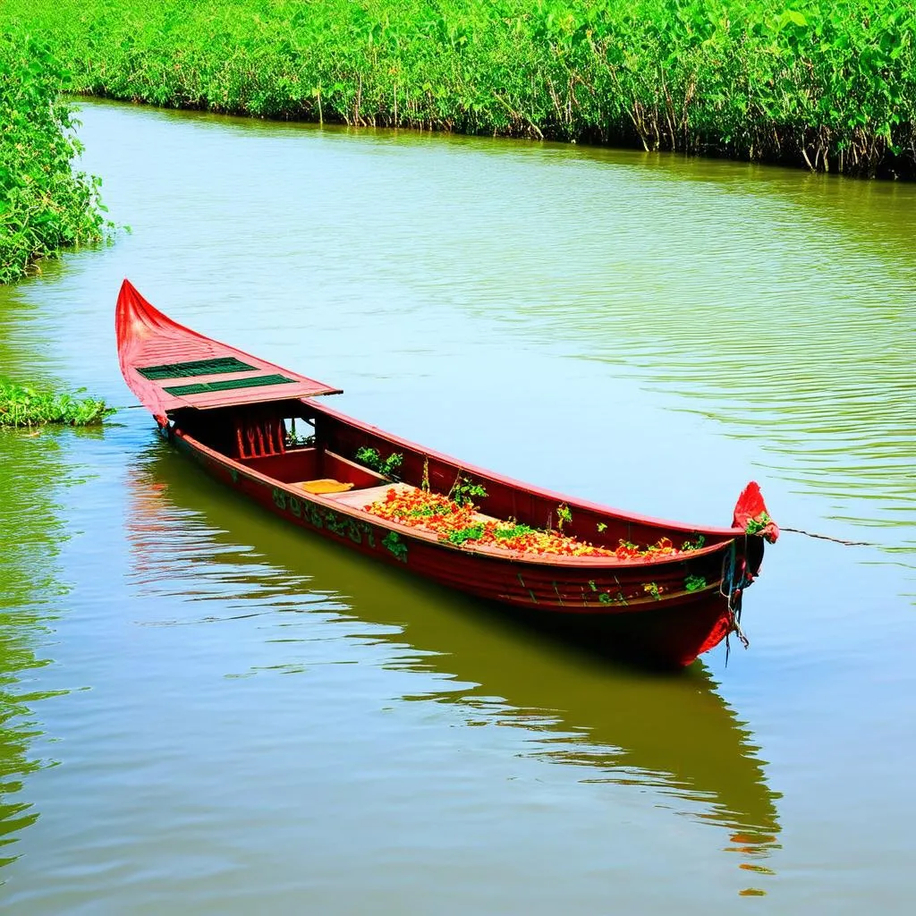 Boat in Mekong Delta