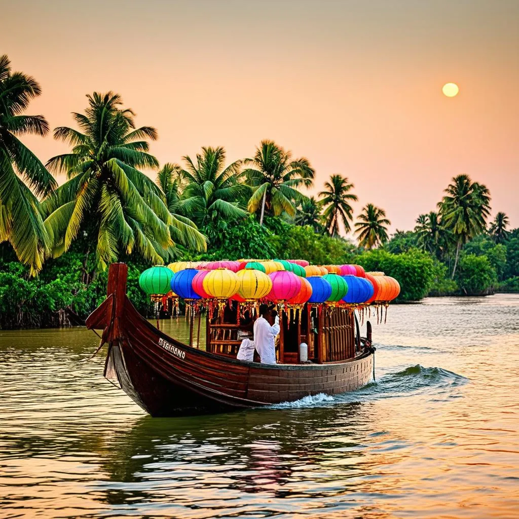 Boat trip on the Mekong Delta