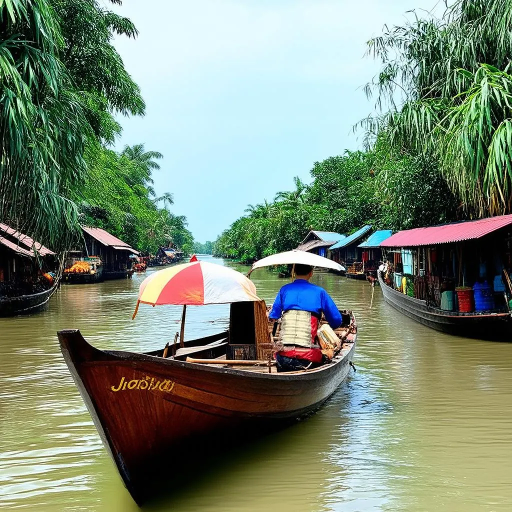 Boat trip in Mekong Delta