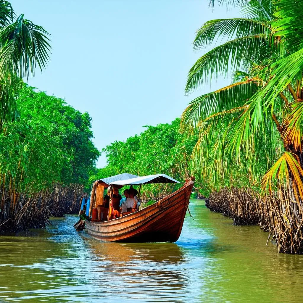 Boat Trip on Mekong Delta