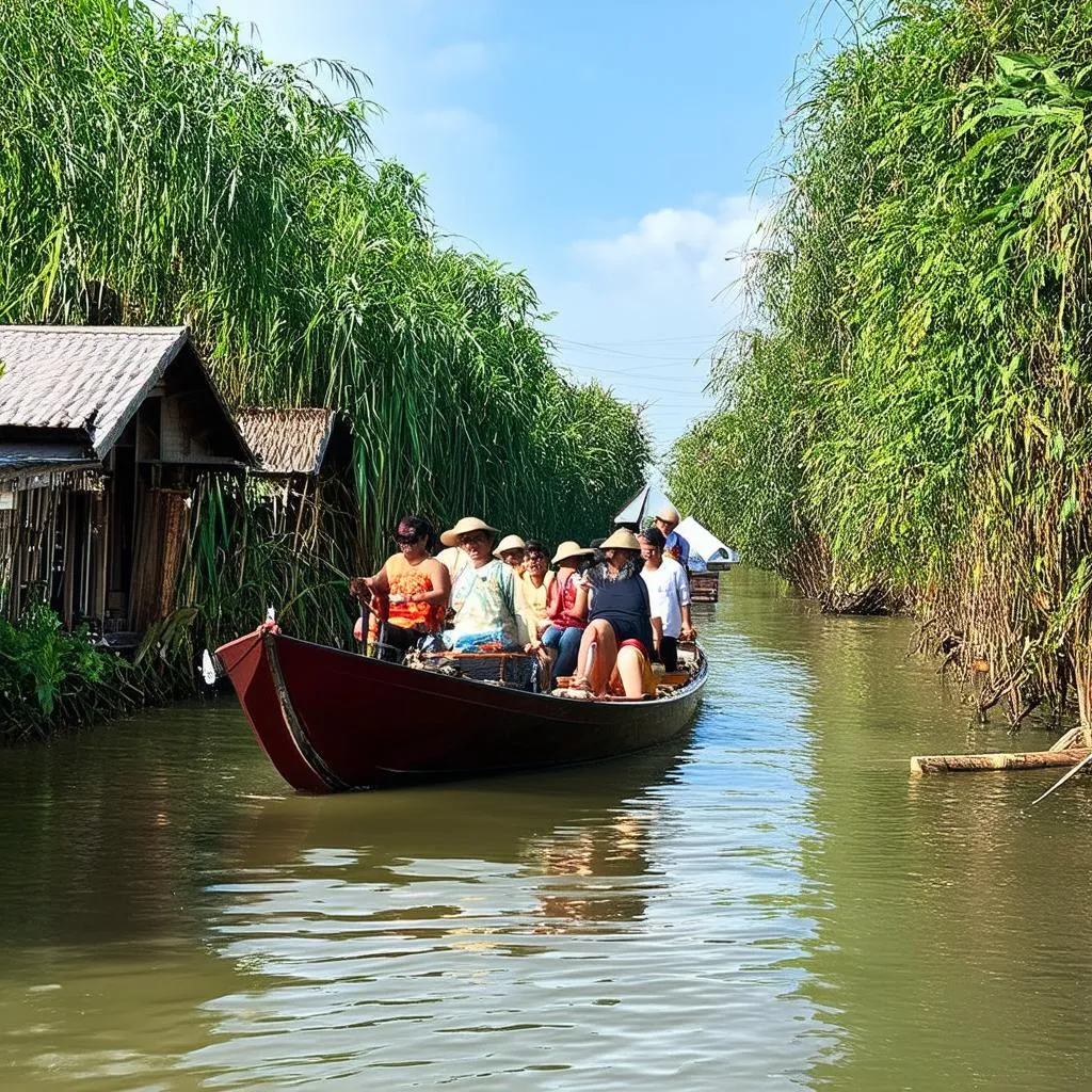 Boat tour in the Mekong Delta