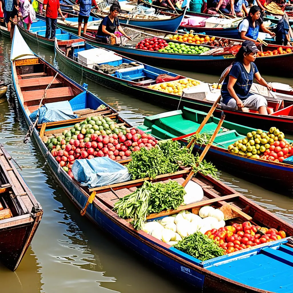 Mekong Delta Floating Market