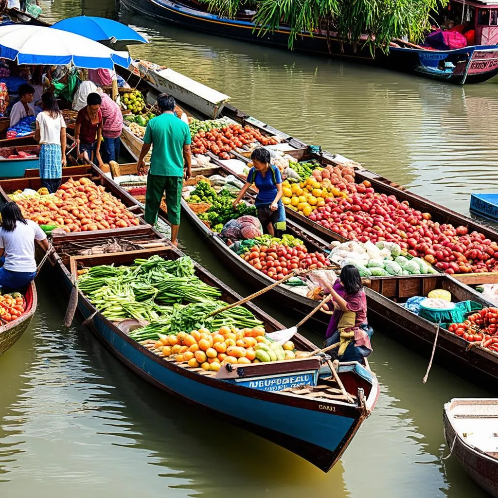 Mekong Delta Floating Market