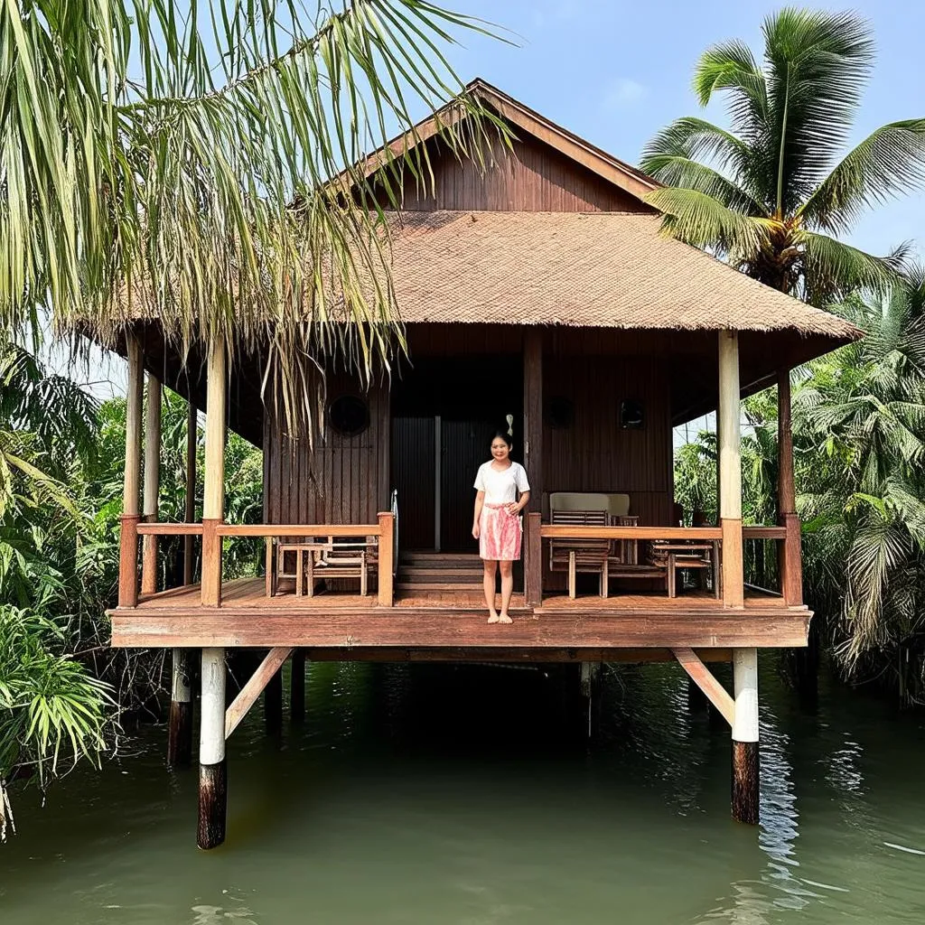 A homestay in the Mekong Delta