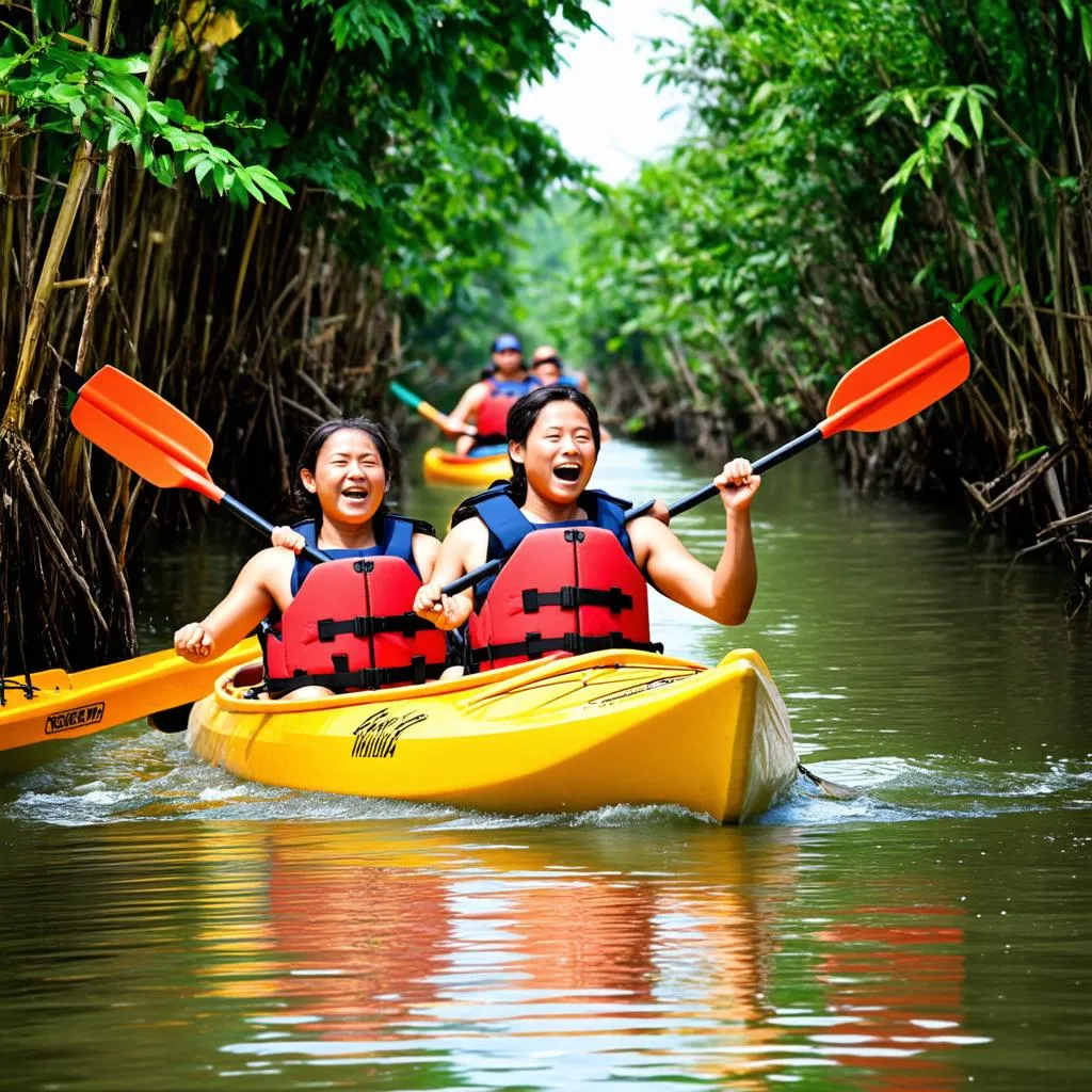 Team Building Kayaking