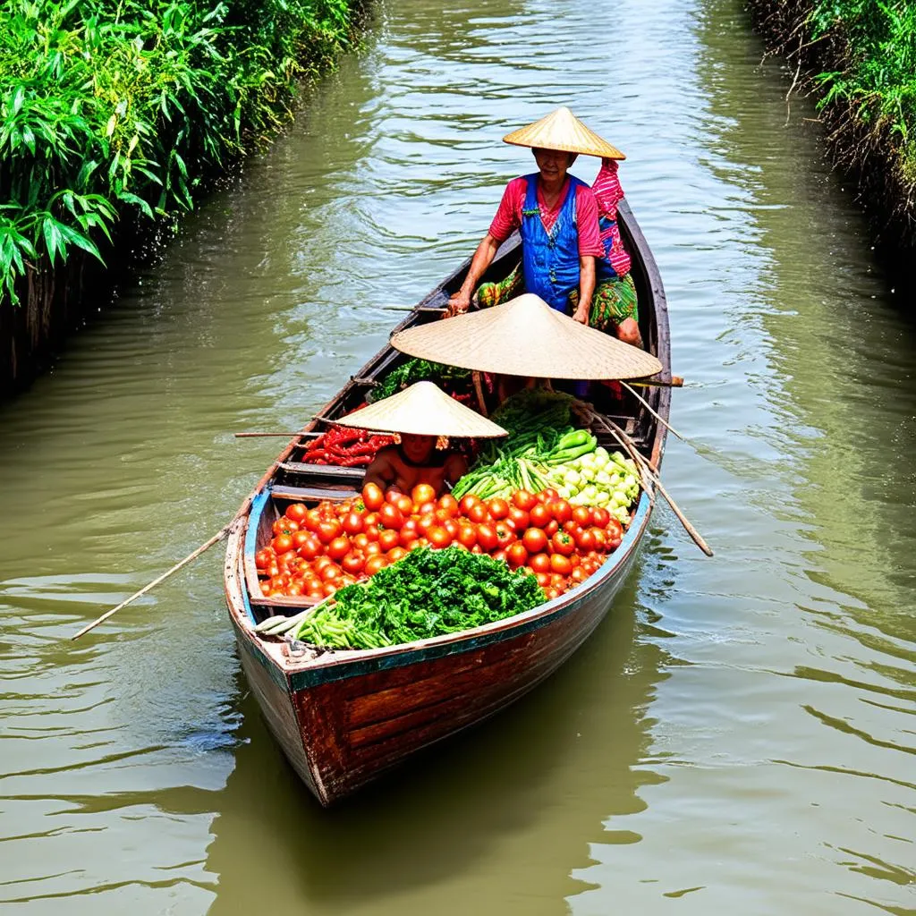 Boat trip in the Mekong Delta