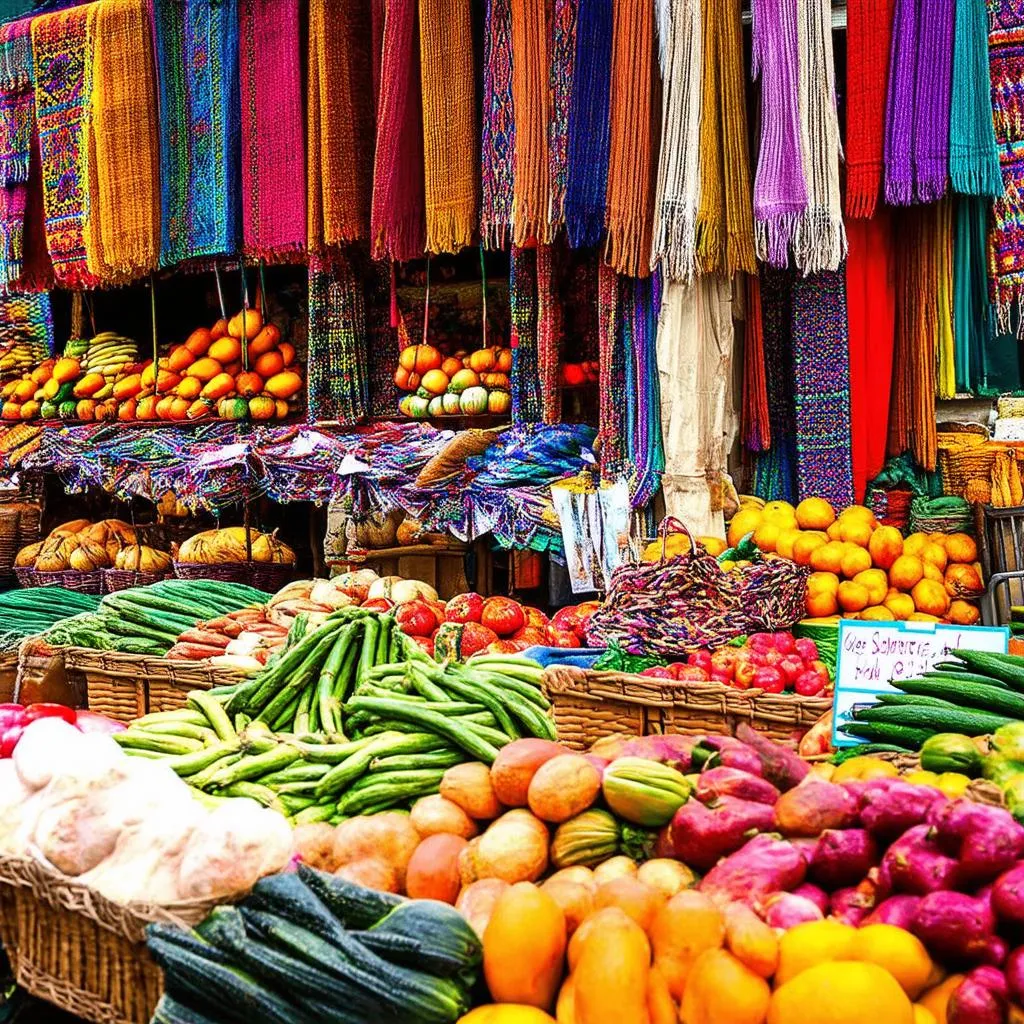 Vibrant Mexican Market