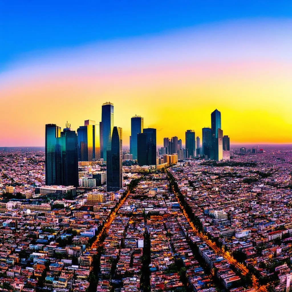 Mexico City skyline