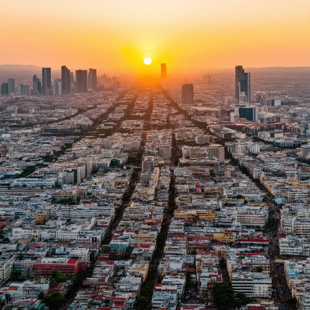 Mexico City Skyline