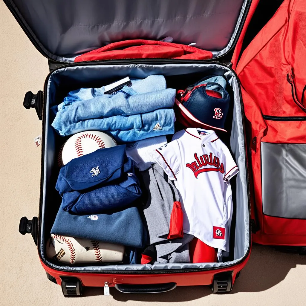 MLB Player Suitcase