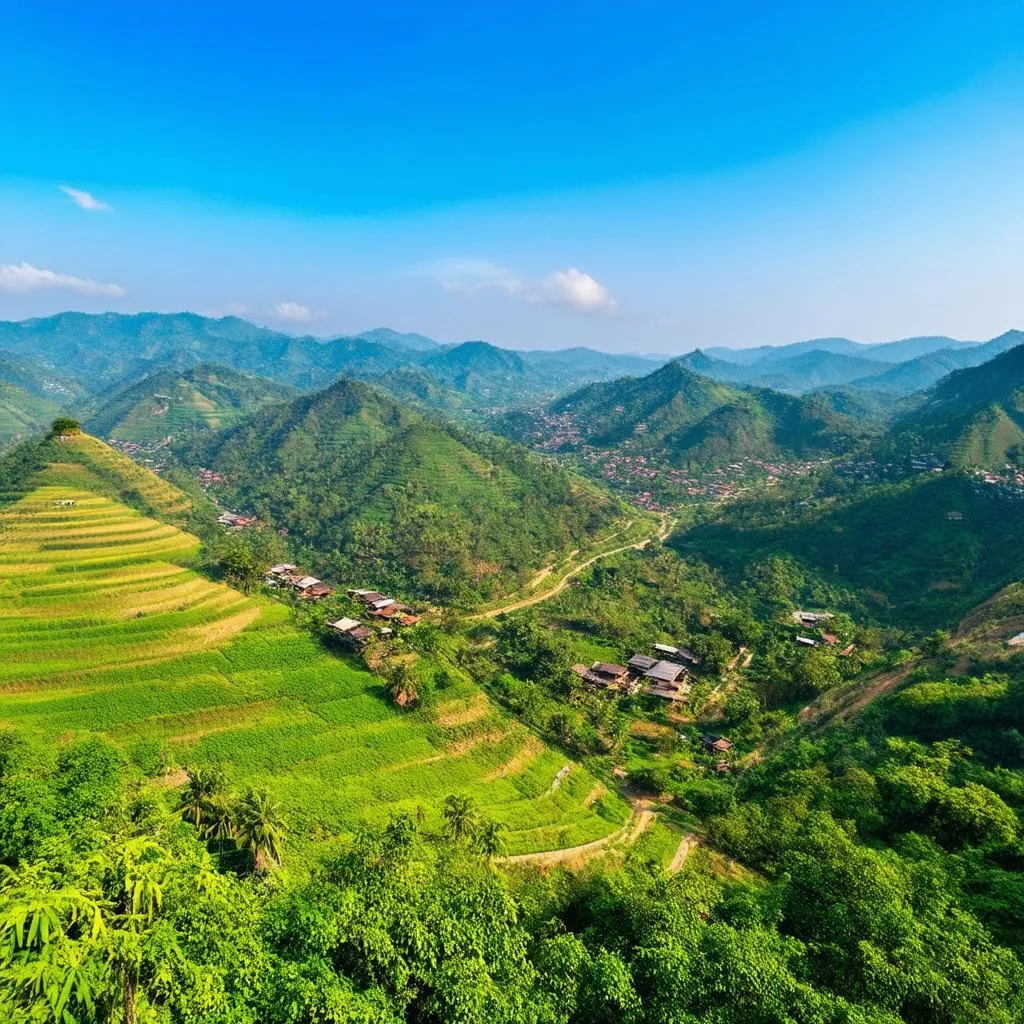 Landscape of Moc Chau