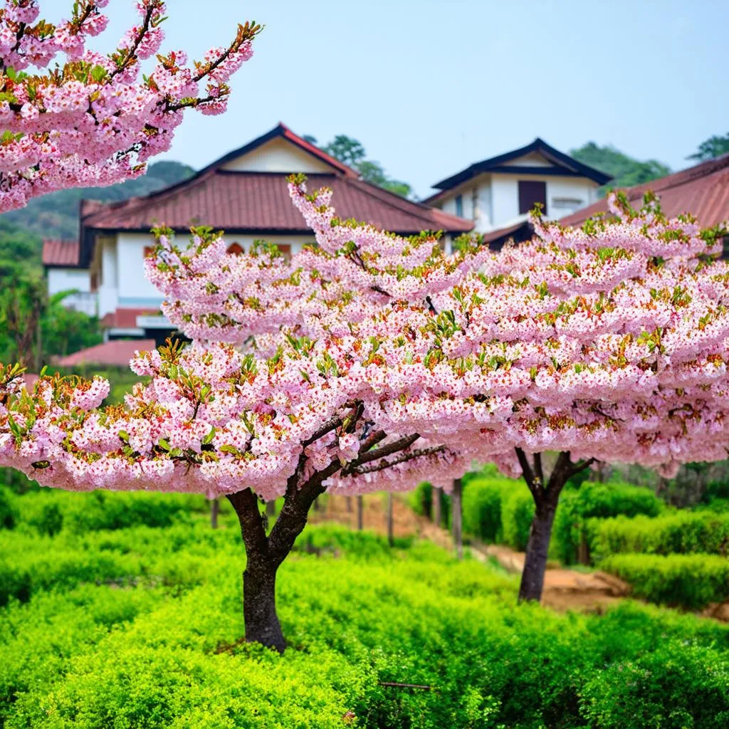 Moc Chau Peach Blossoms