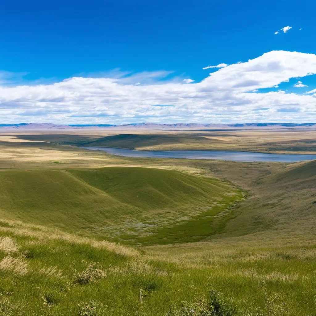 Scenic Mongolian Landscape