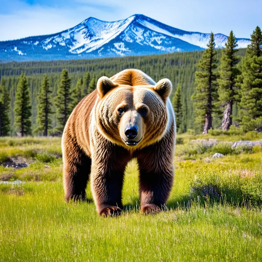 Grizzly Bear in Yellowstone