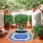 riad courtyard