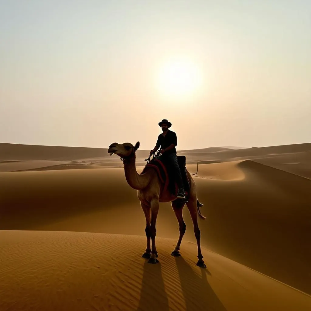 Sunrise Over Sahara Desert