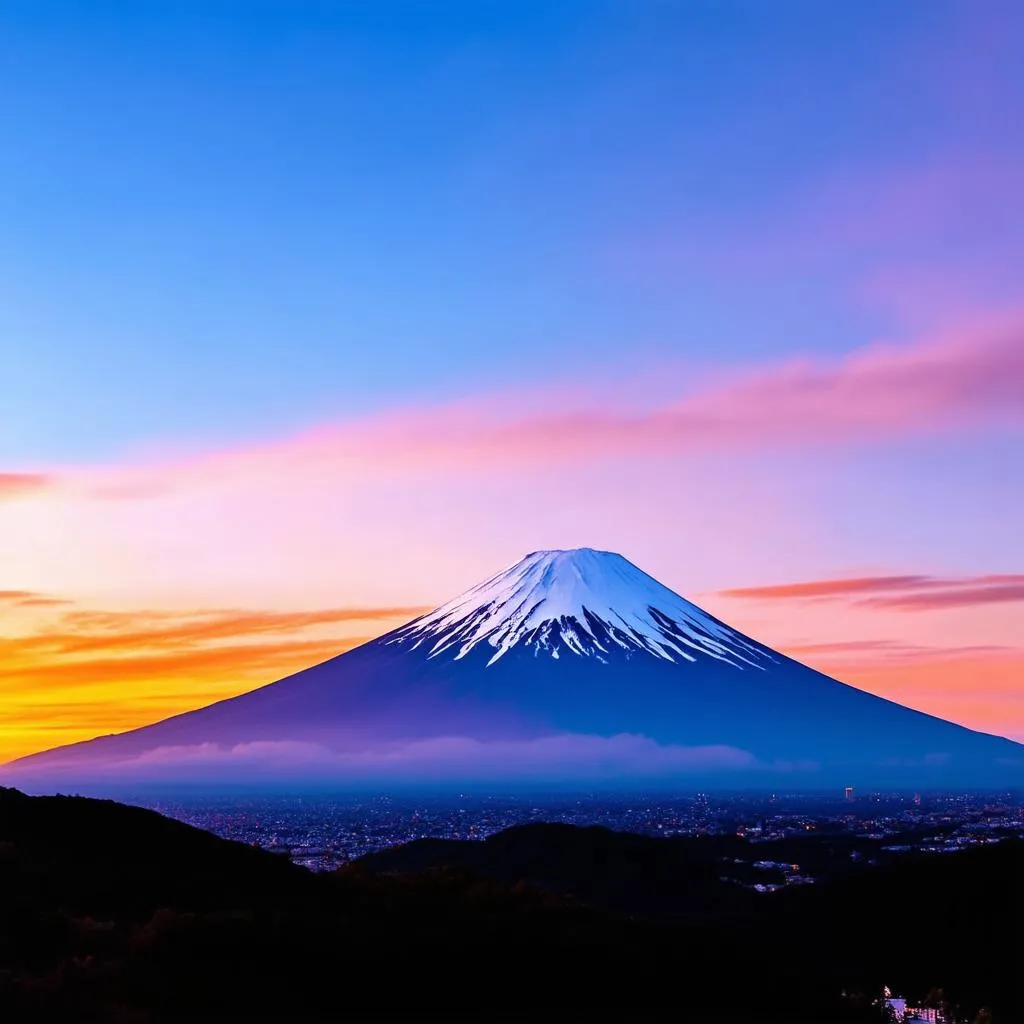 Mount Fuji Japan Sunrise