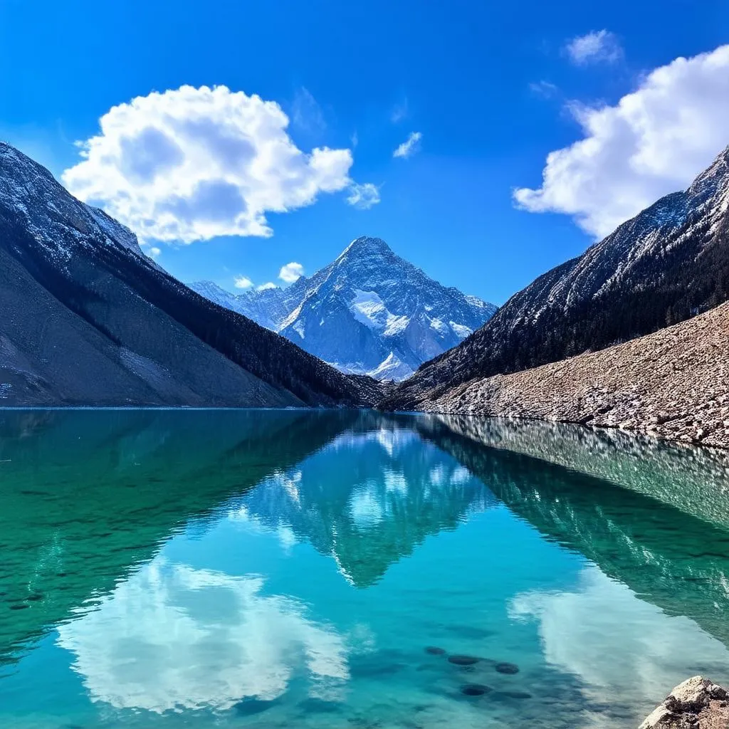 serene mountain landscape