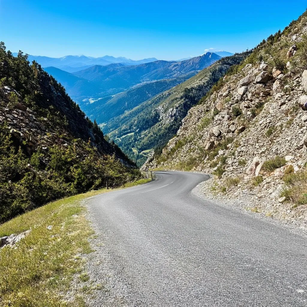 Winding Mountain Road